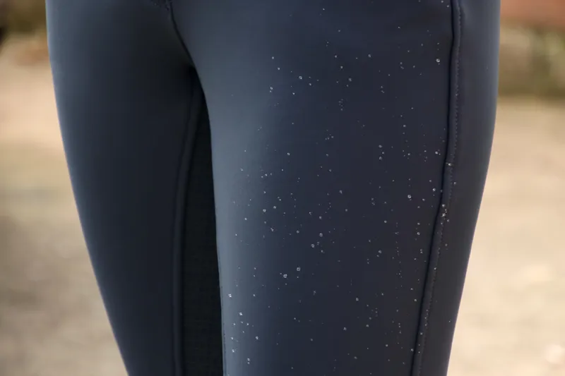 Hy Equestrian Arctic Polar Softshell Breeches - Navy-2